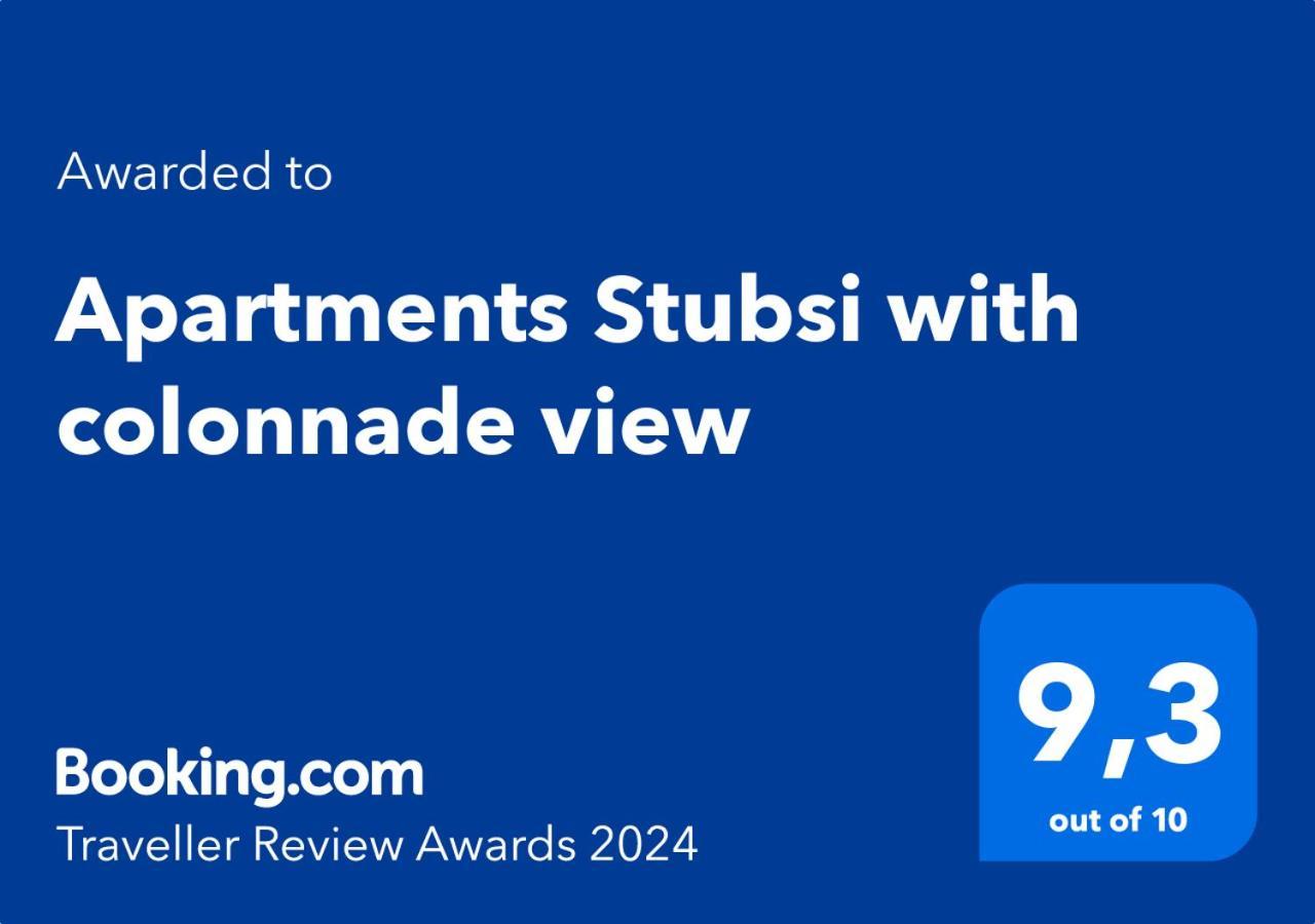 Apartments Stubsi With Colonnade View KLV Exterior foto